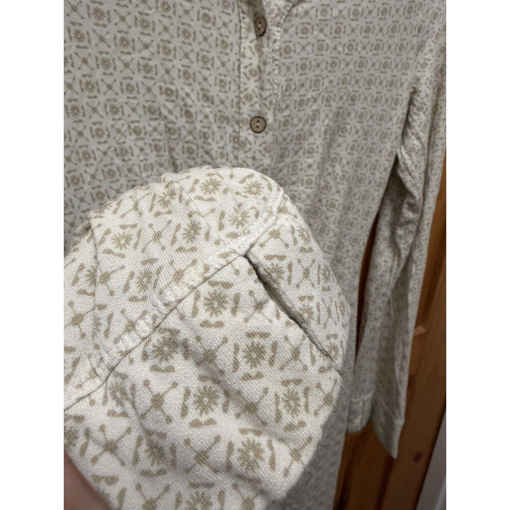 Free People Shayla Tan Mini Dress Size M Long Sleeve Button Up - Picture 7 of 11